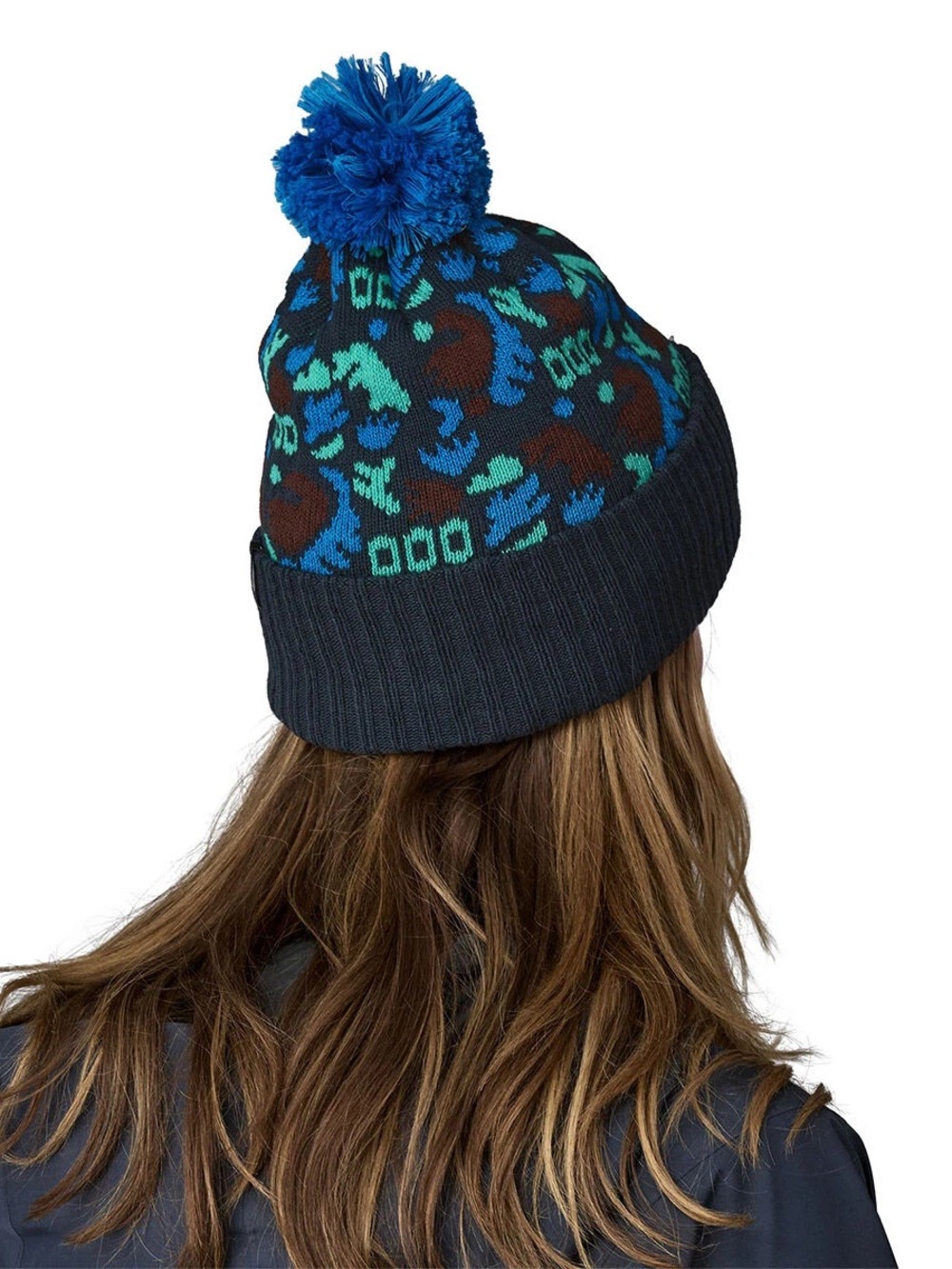 Patagonia - Powder Town Beanie - Across Oceans: Smolder Blue